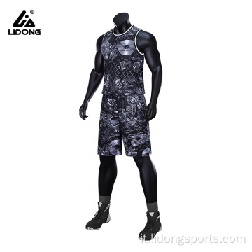 Sublimation Basketball Uniform Design per la squadra